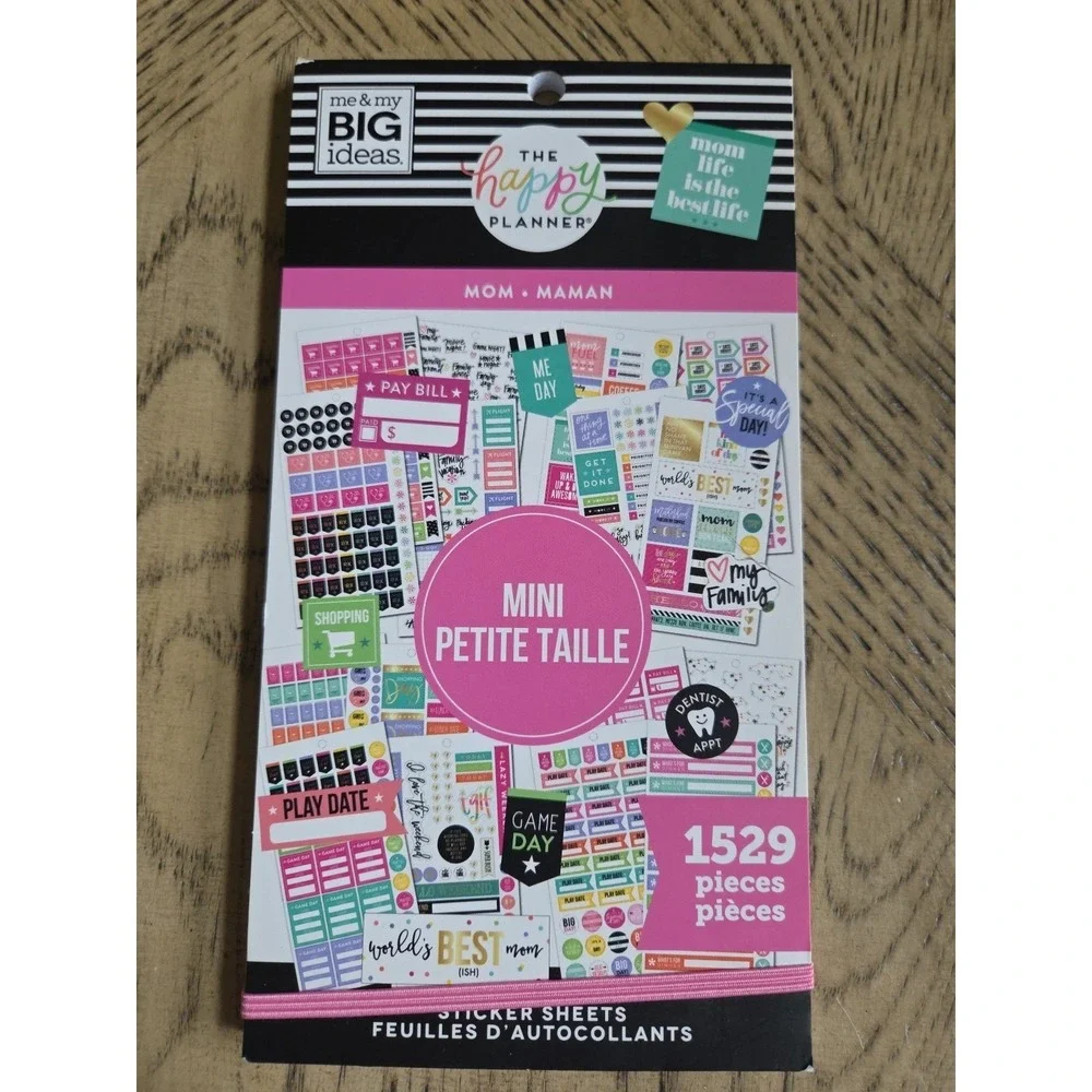 The Happy Planner Sticker Books LOT OF 3 New NWT Planner Stickers Happy Planner